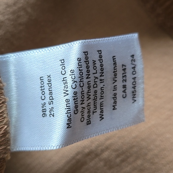 NEW Talbots Brown Corduroy Midi Skirt 10 - Picture 6 of 8